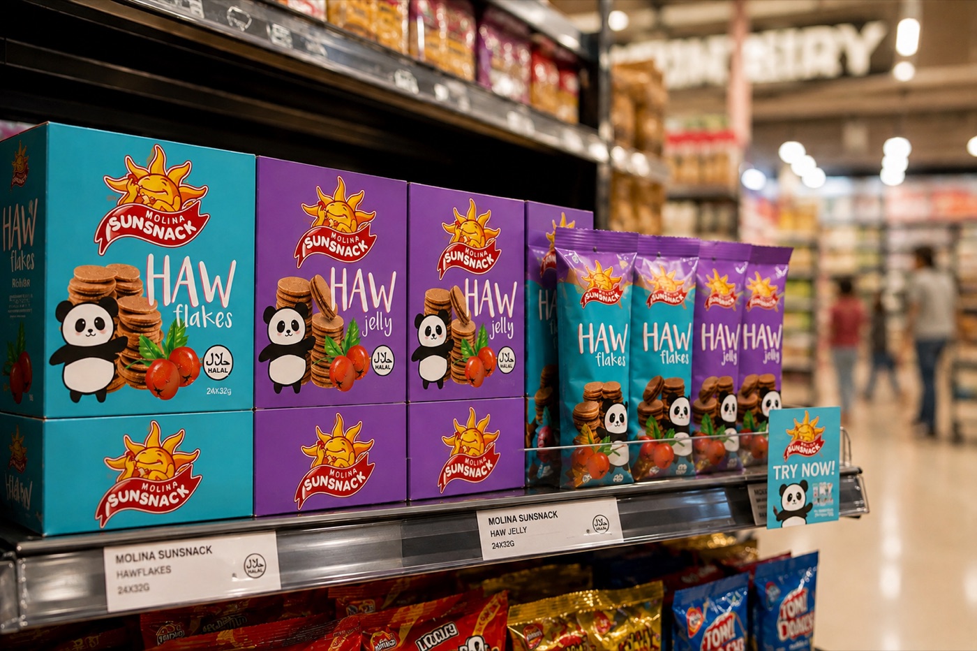 Molina Sunsnack Haw Flakes Concept — Concept Design design