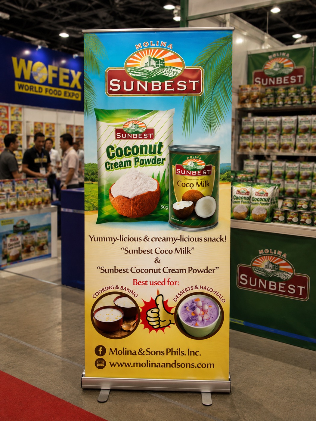 Sunbest Expo Display — Marketing design